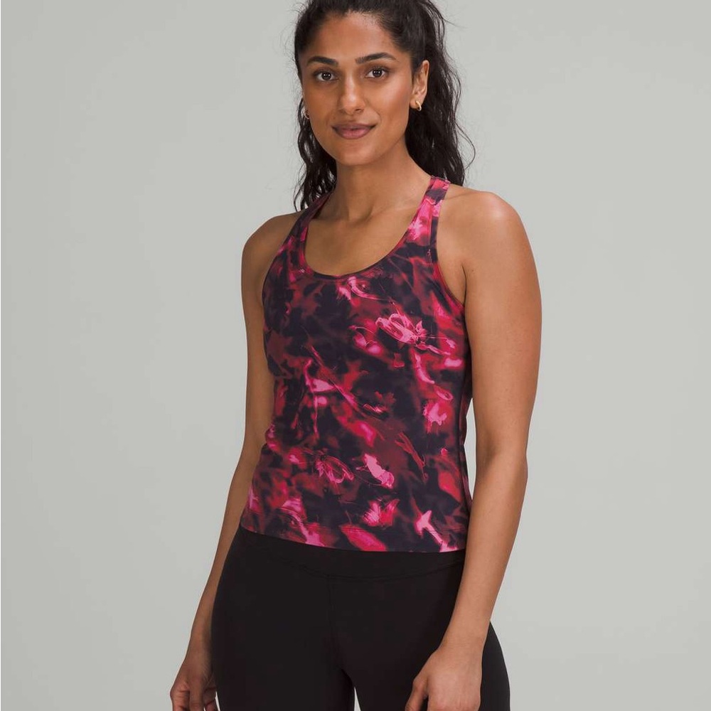 Lululemon Cool Racerback Short Tank Top Nulu
Intensity Pink Blossom Multi